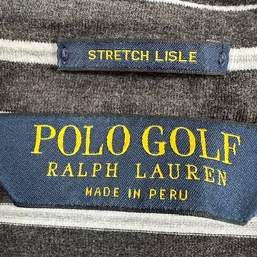 POLO Golf Ralph Lauren Shirt Mens XL Stretch Lisle Preppy Sporty Stripe Summer - Picture 5 of 7